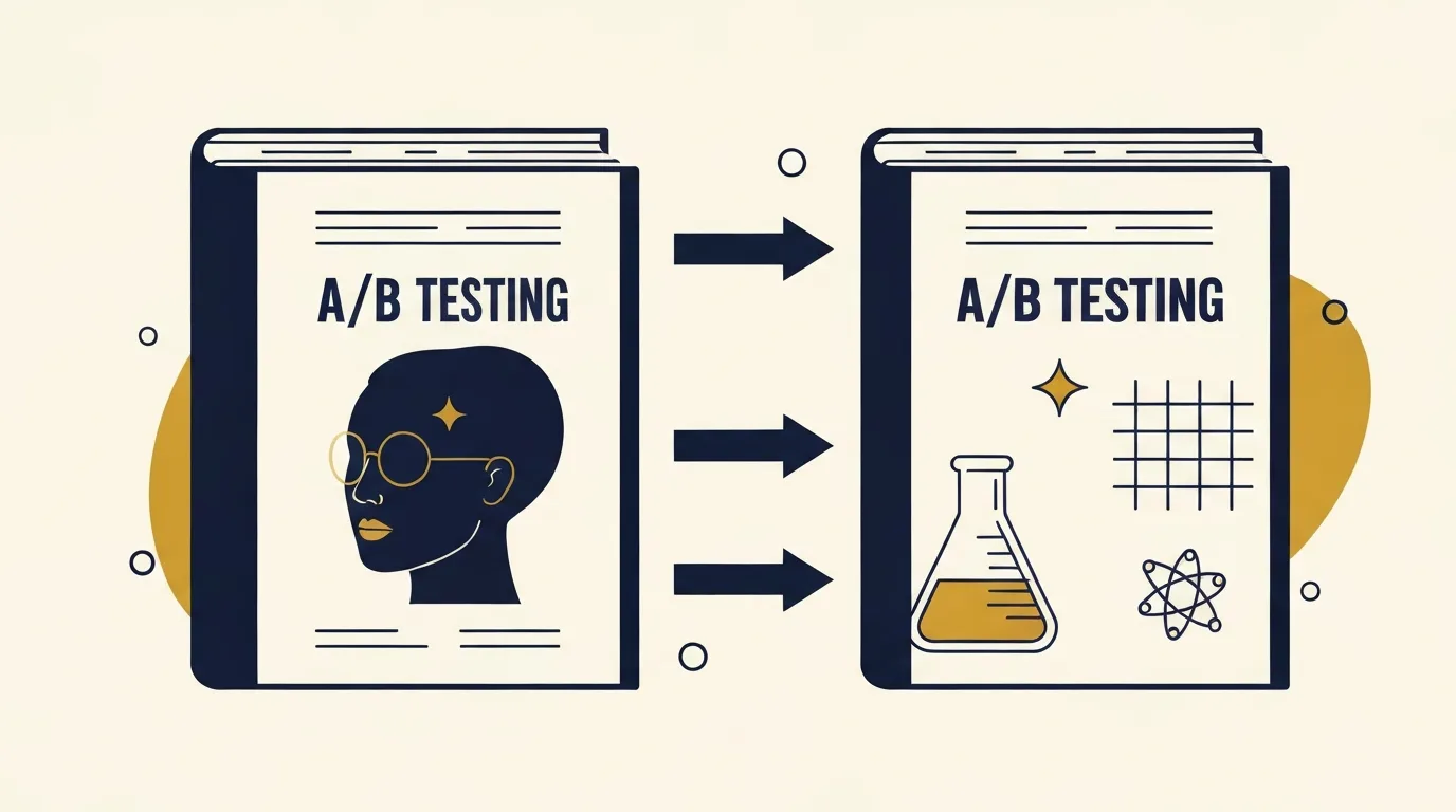 Buchcover A/B-Testing: Der Praxis-Leitfaden für mehr Verkäufe