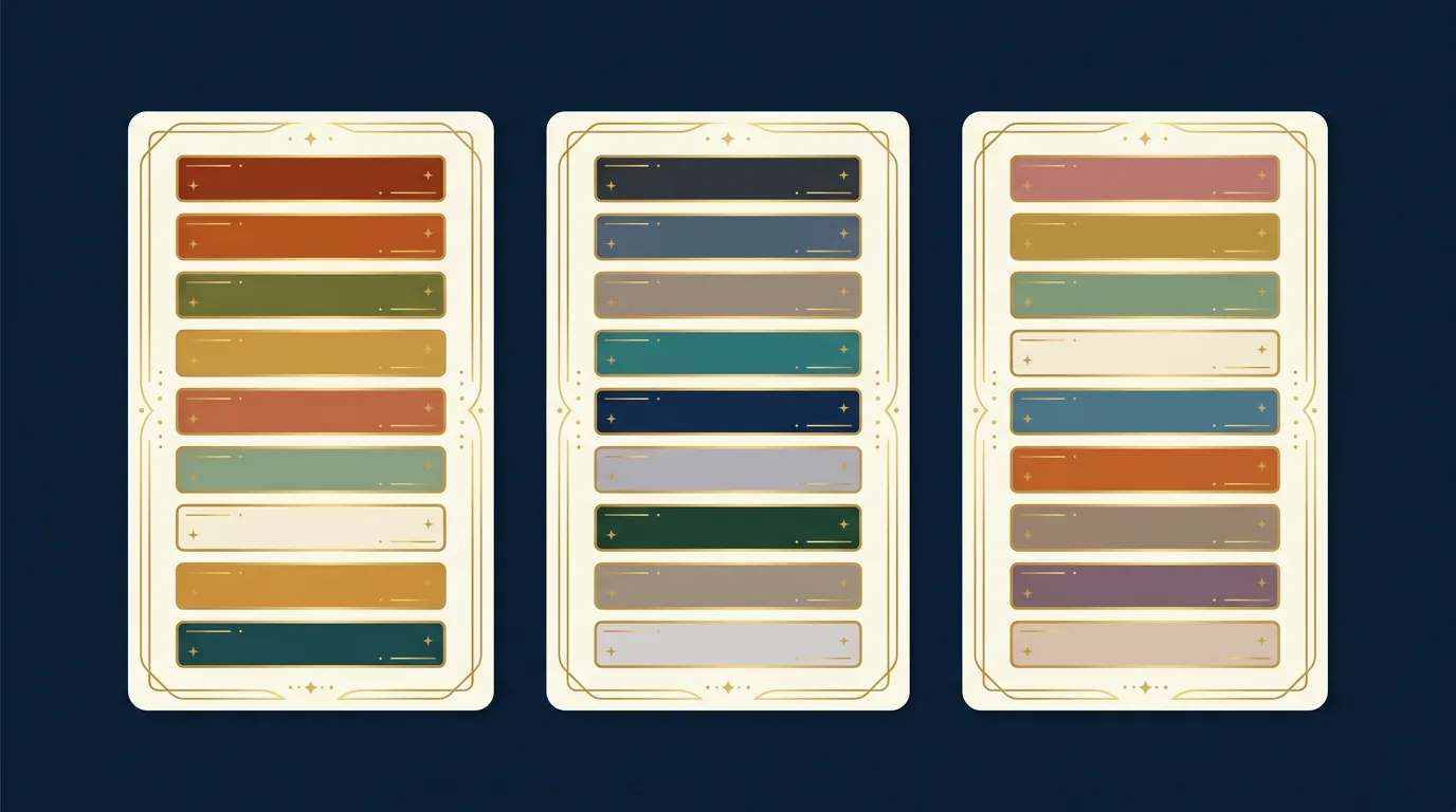 Bewährte Farbpaletten für Biografie-Cover
