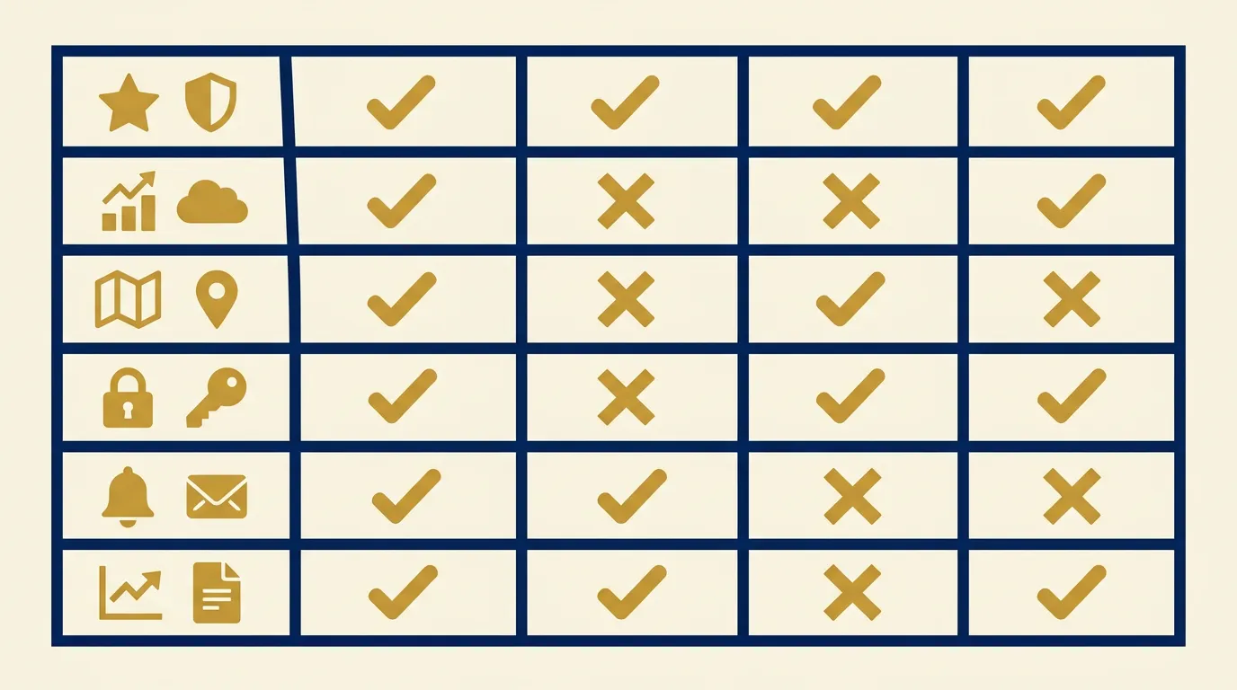 Feature-Matrix: Welche App kann was? Vergleich von Scrivener, Papyrus, Ulysses, Atticus, Google Docs und Novlr