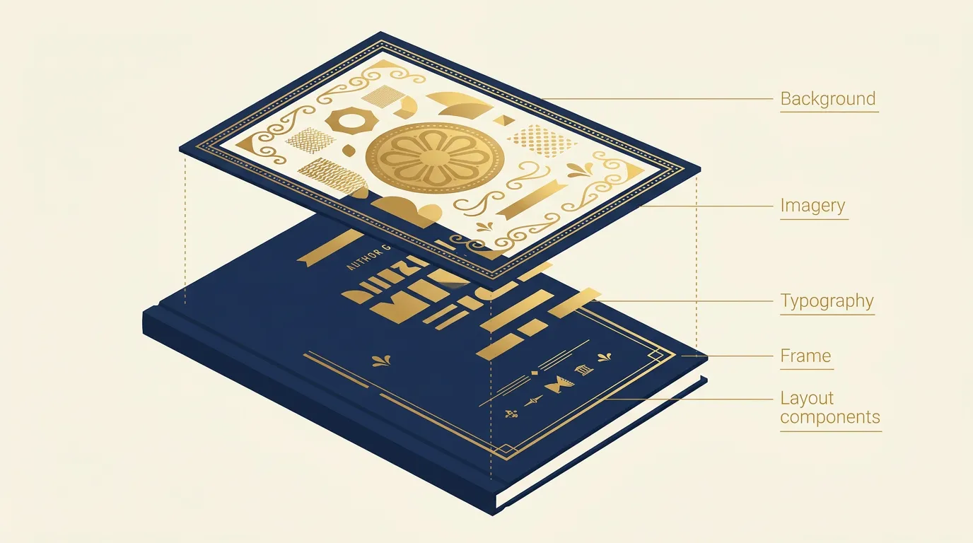 Die fünf Grundelemente des Buchcover-Designs: Typografie, Farbe, Komposition, Bildsprache und Genre-Signaling