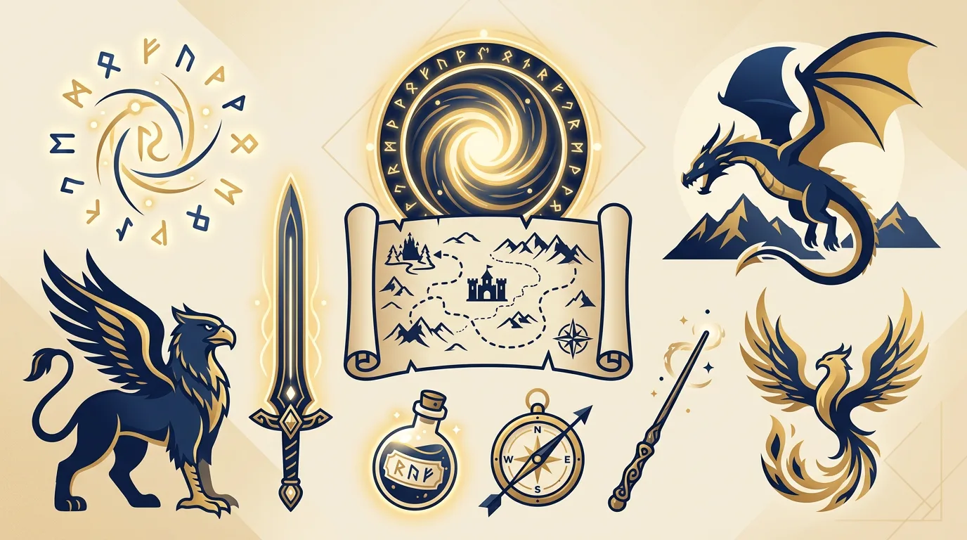 Symbolik in Fantasy-Covern